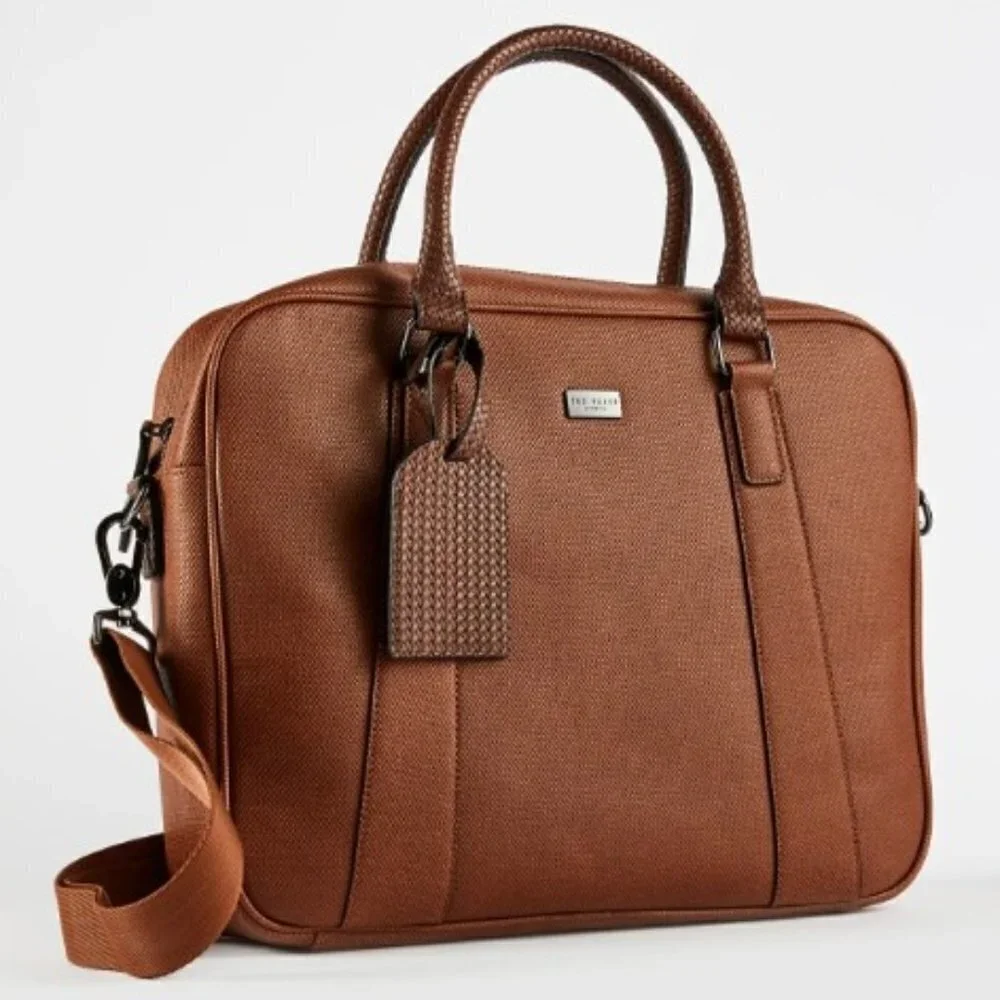 💕TED BAKER💕 Degrees Textured Laptop Briefcase